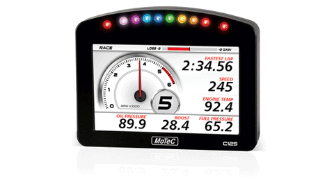 MoTeC C125 Dash Display - Motorsports Electronics